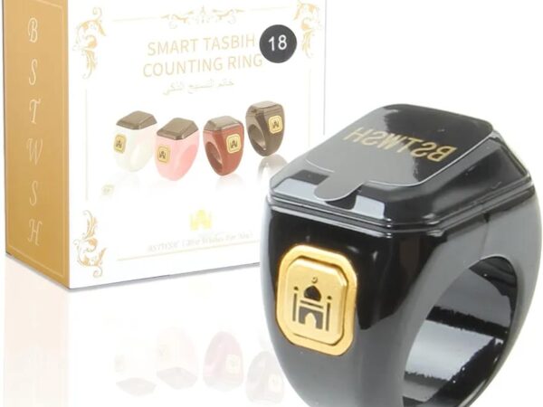 Muslim Iqibla Zikr Ring Digital Counter Tasbeeh Smart Tasbih Tally Counter Ring for Muslims Zikr Digital Tasbeeh 5 Prayer Time