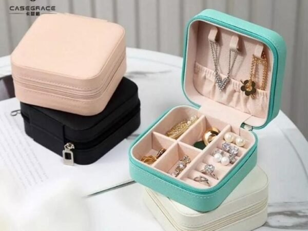 Mini Leather Jewellery Organizer