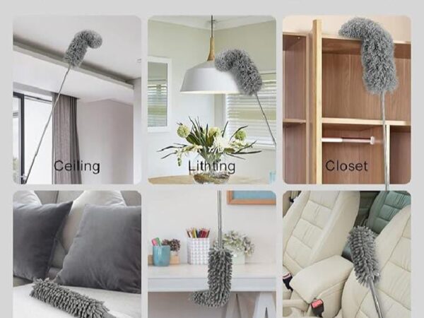Microfiber Duster  ExtensionPole with Cleaning Ceiling Fan High Ceiling