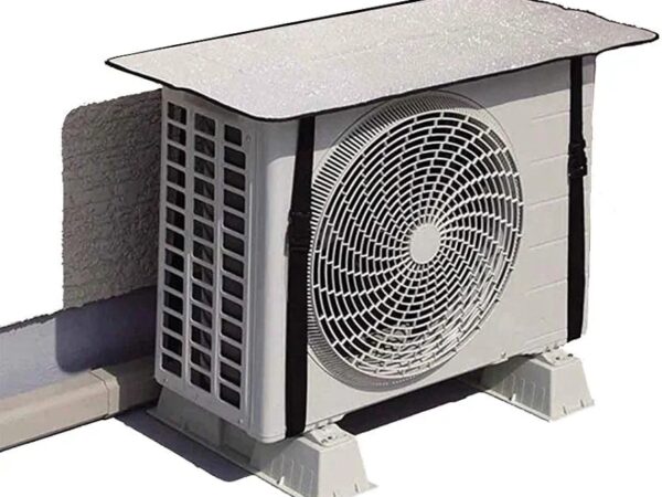 Window Air Conditioner Cover for Outside Units, Waterproof Window AC Unit Cover Sun Shade UV Defense, Snow, Ice, Frost, Leaf Guard