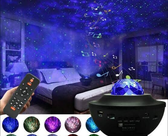 Star Light Projector, Galaxy Light Projector With Ocean Wave, Music Bluetooth Speaker, Remote Control, Adjustable Brightness, Ideal Gift for Friends, Living Room, Decor, Bedroom, Christmas, Birthday Party Decoration